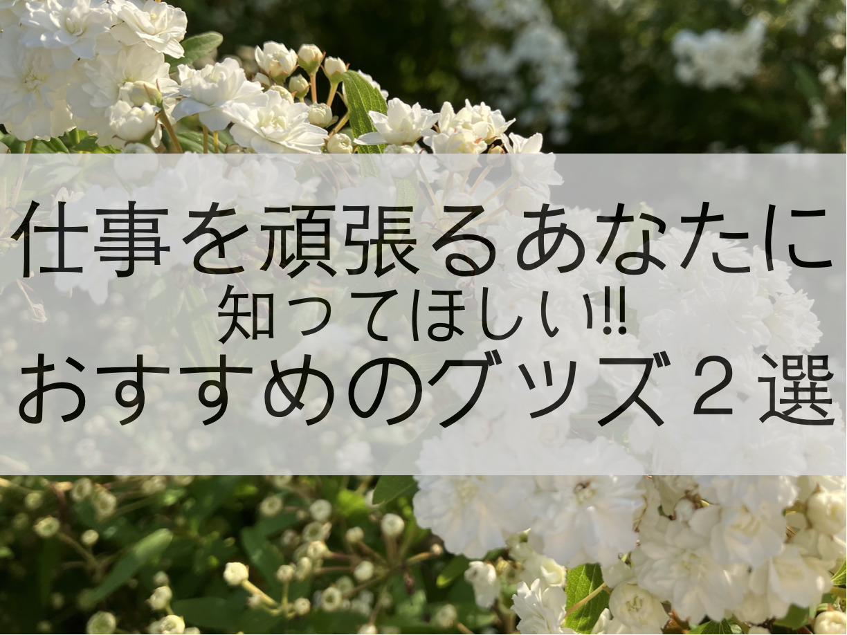おすすめグッズ２選　仕事